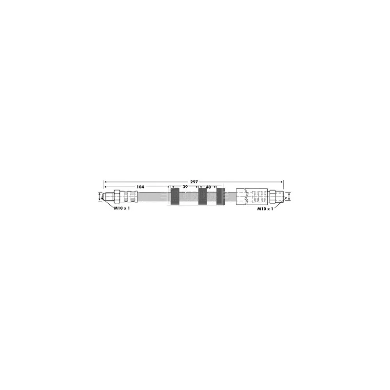 Flexible de frein BORG & BECK BBH6872