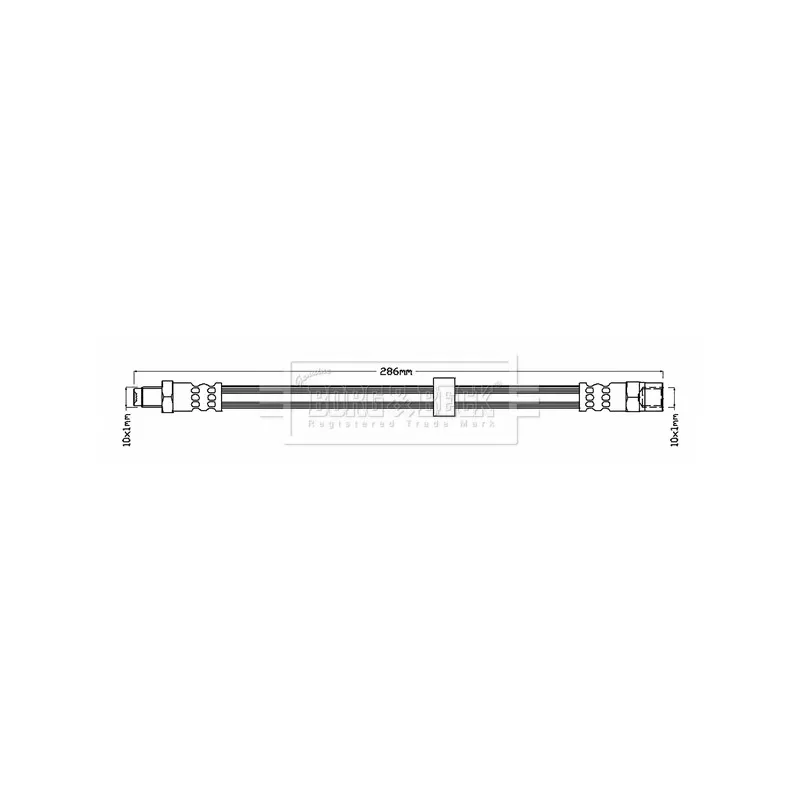 Flexible de frein BORG & BECK BBH6874