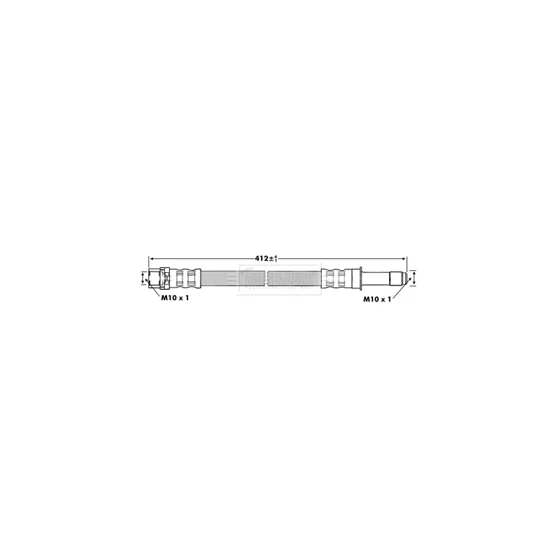 Flexible de frein BORG & BECK BBH6884