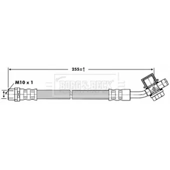 Flexible de frein BORG & BECK BBH6890