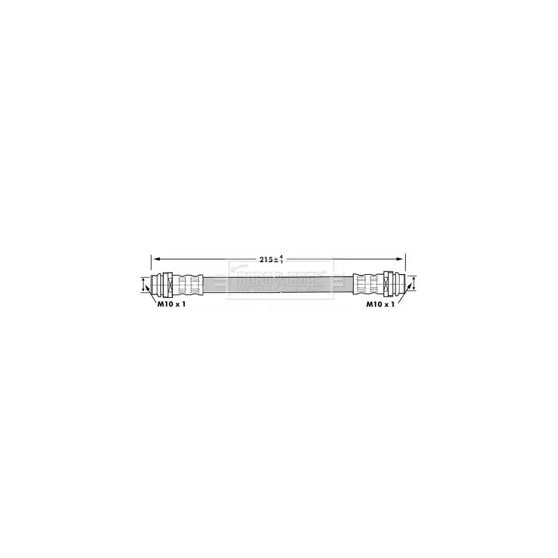 Flexible de frein BORG & BECK BBH6901