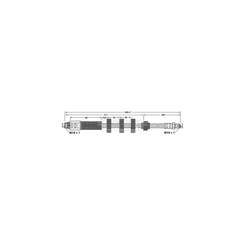 Flexible de frein BORG & BECK BBH6905