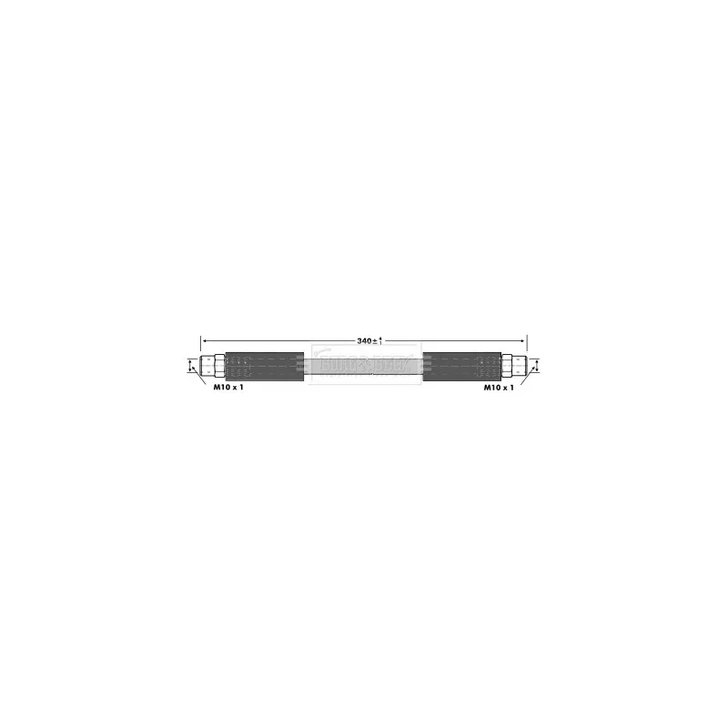Flexible de frein BORG & BECK BBH6915