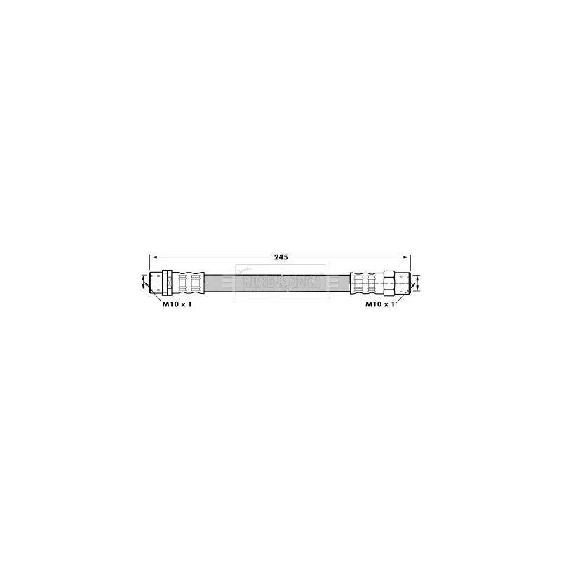 Flexible de frein BORG & BECK BBH6923