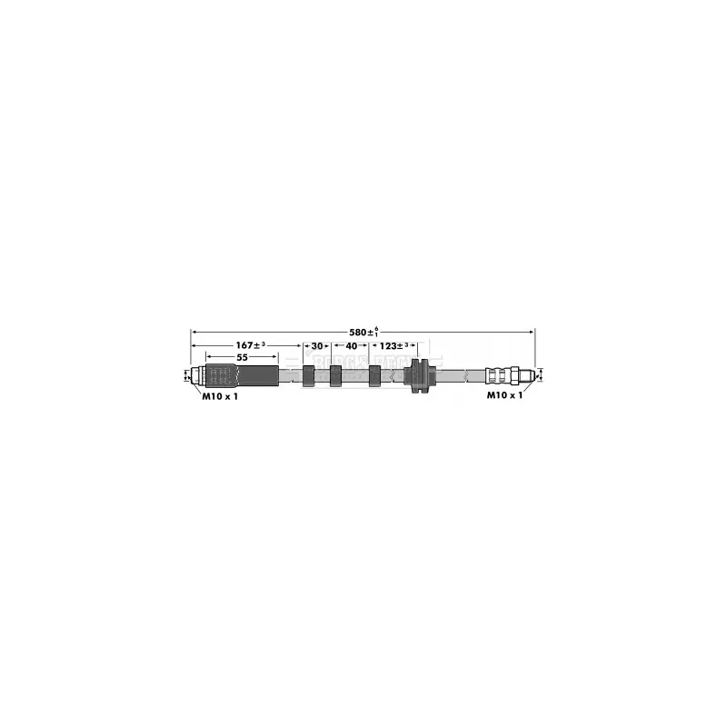 Flexible de frein BORG & BECK BBH6929