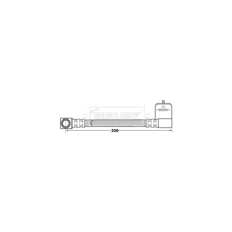 Flexible de frein BORG & BECK BBH6933