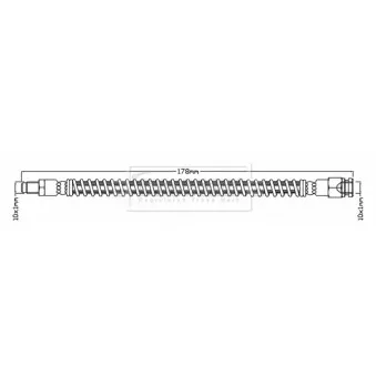 Flexible de frein BORG & BECK BBH6940