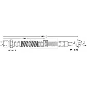 Flexible de frein BORG & BECK BBH6941