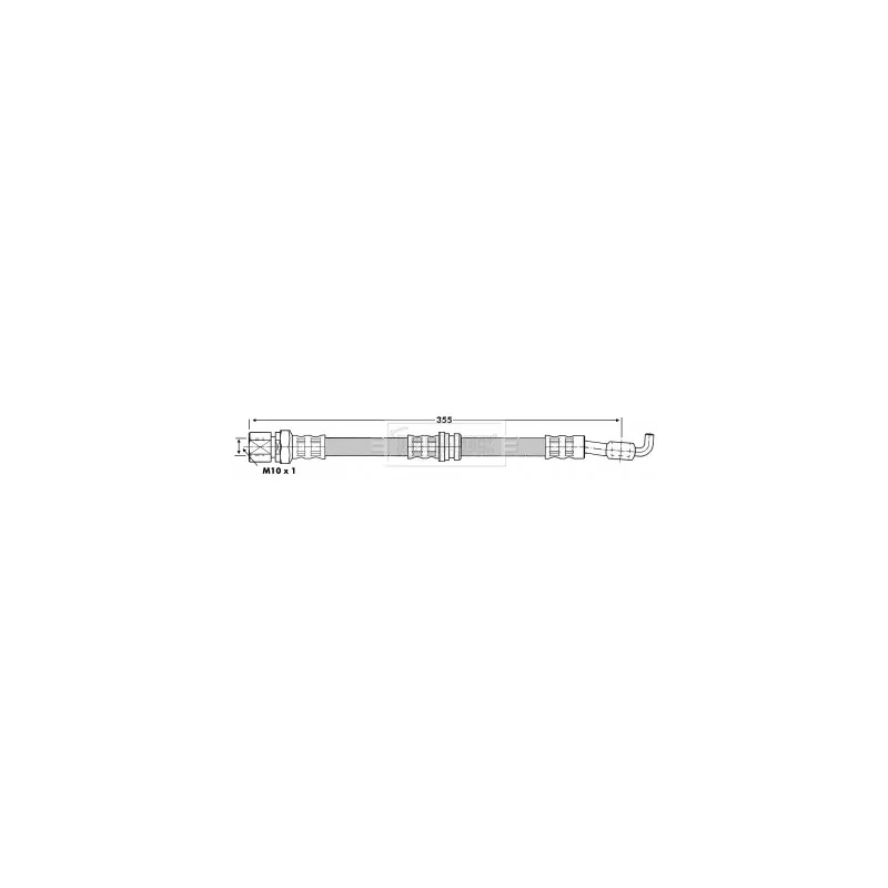 Flexible de frein BORG & BECK BBH6946