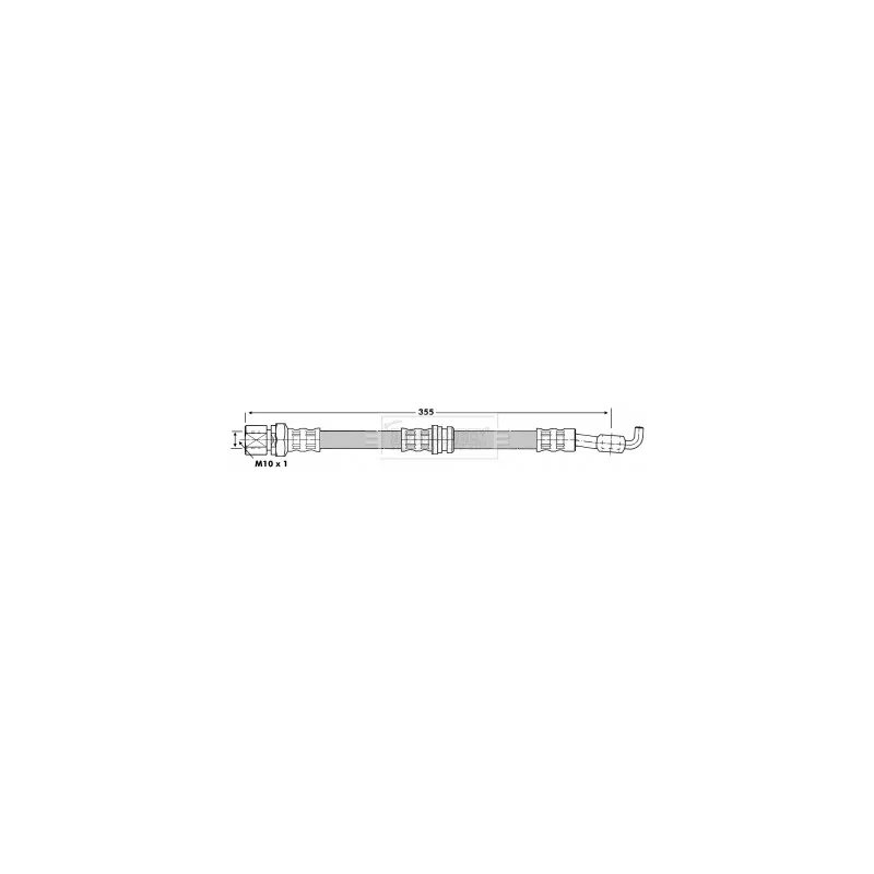 Flexible de frein BORG & BECK BBH6947