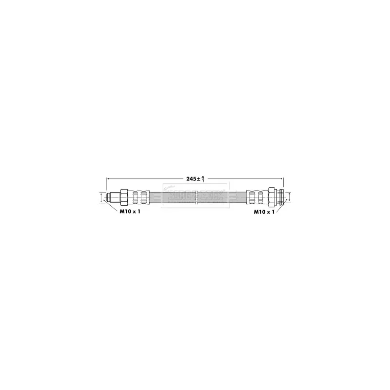 Flexible de frein BORG & BECK BBH6950
