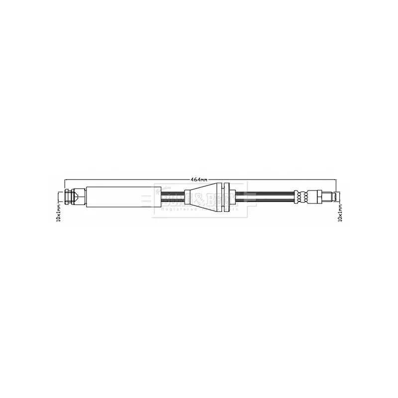 Flexible de frein BORG & BECK BBH6951