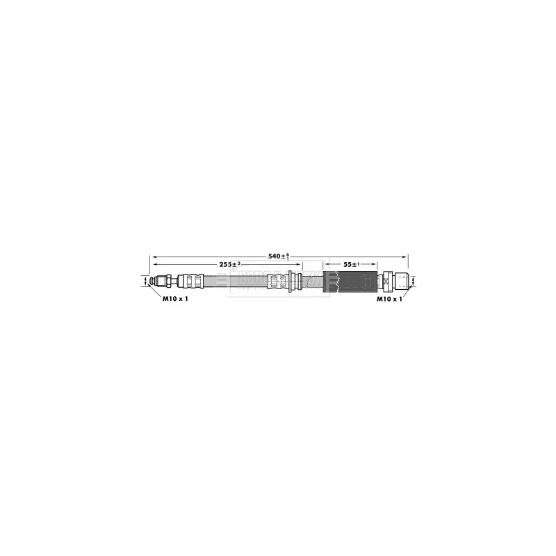 Flexible de frein BORG & BECK BBH6964