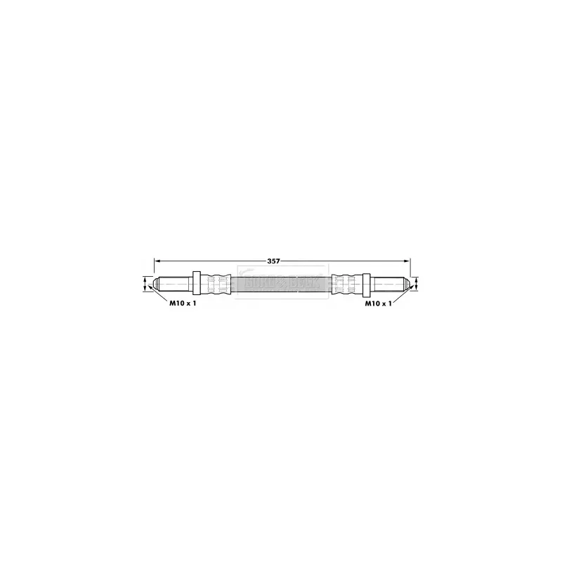 Flexible de frein BORG & BECK BBH6976