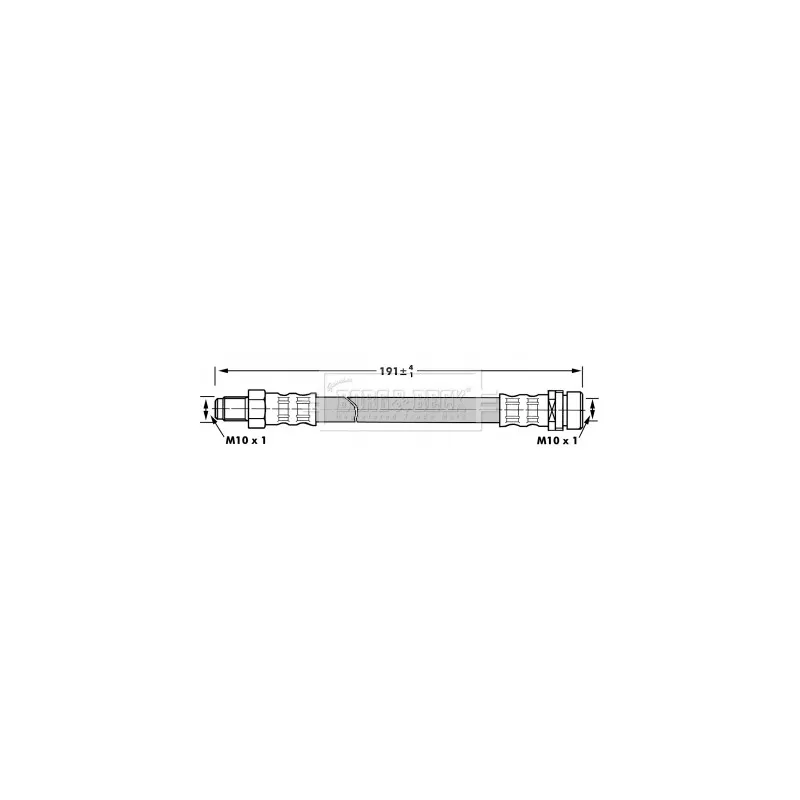 Flexible de frein BORG & BECK BBH6979