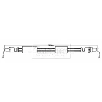 Flexible de frein BORG & BECK BBH6984