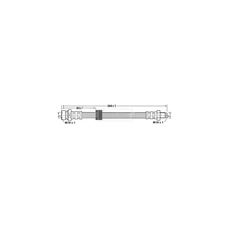 Flexible de frein BORG & BECK BBH6987