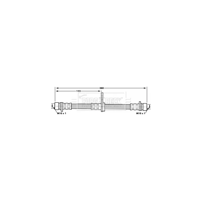 Flexible de frein BORG & BECK BBH6990