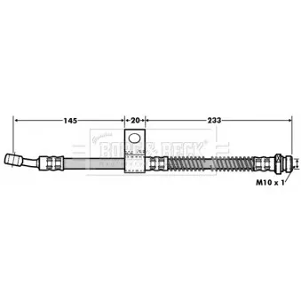 Flexible de frein BORG & BECK BBH7003