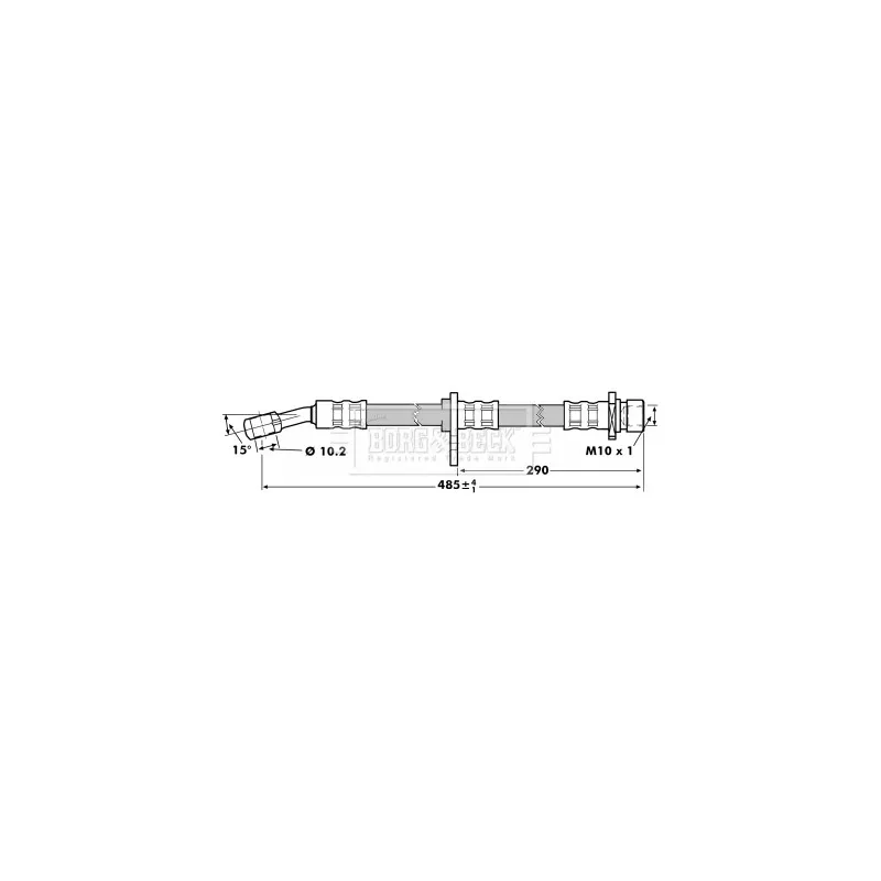 Flexible de frein BORG & BECK BBH7018