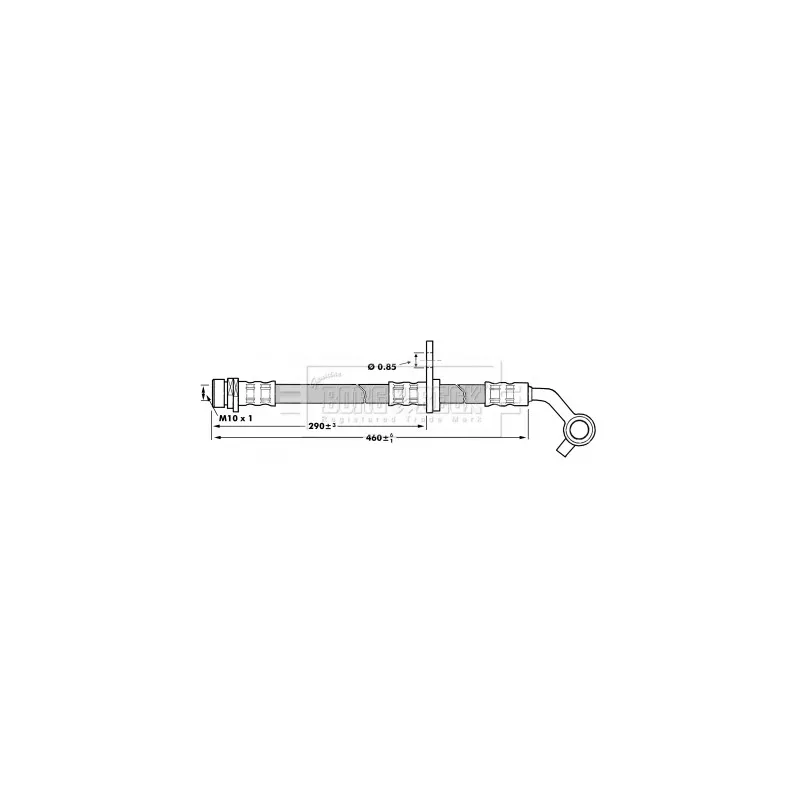 Flexible de frein BORG & BECK BBH7022