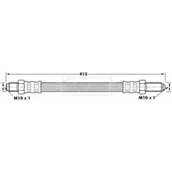 Flexible de frein BORG & BECK