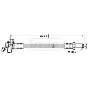 Flexible de frein BORG & BECK BBH7025