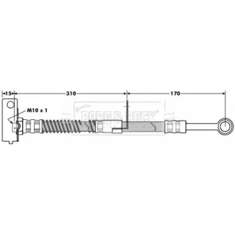 Flexible de frein BORG & BECK BBH7041