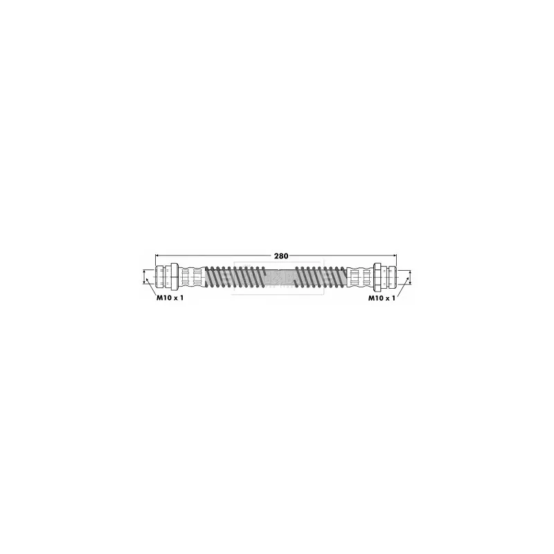 Flexible de frein BORG & BECK BBH7043