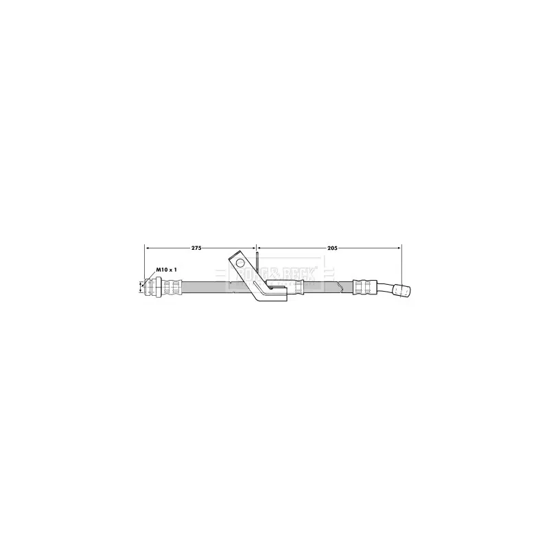 Flexible de frein BORG & BECK BBH7045