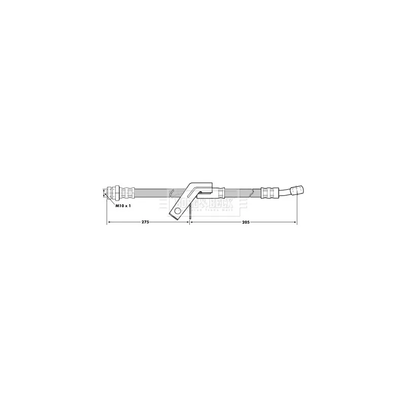 Flexible de frein BORG & BECK BBH7046