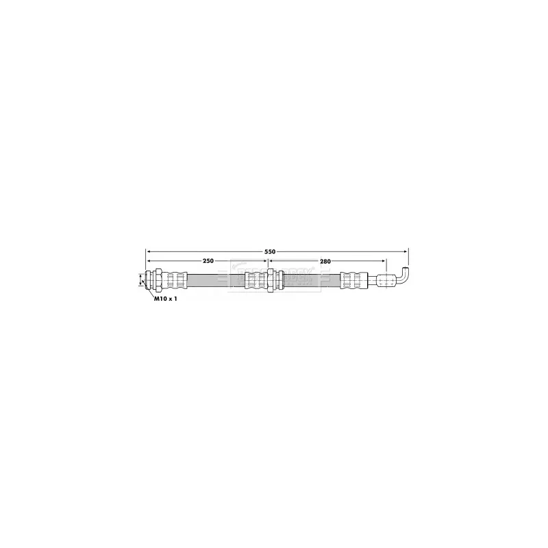 Flexible de frein BORG & BECK BBH7064