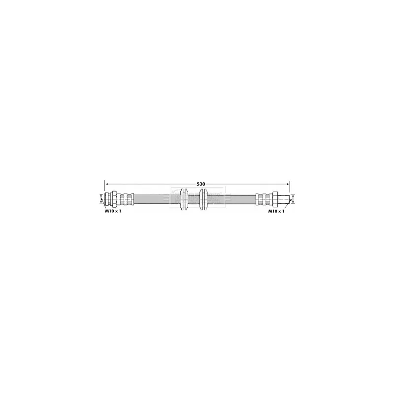 Flexible de frein BORG & BECK BBH7066