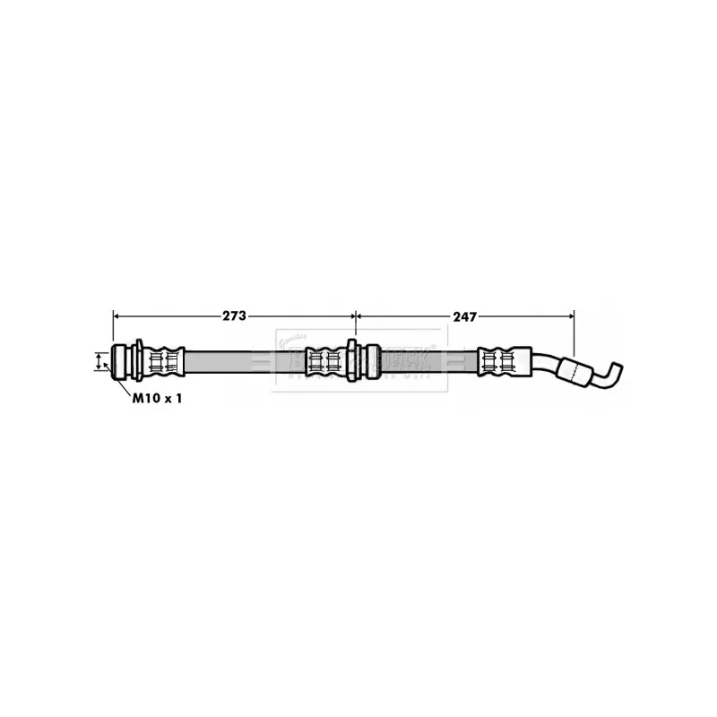 Flexible de frein BORG & BECK BBH7077