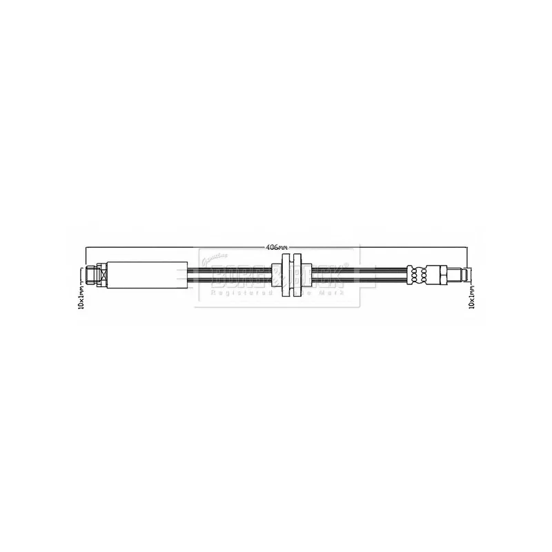 Flexible de frein BORG & BECK BBH7080