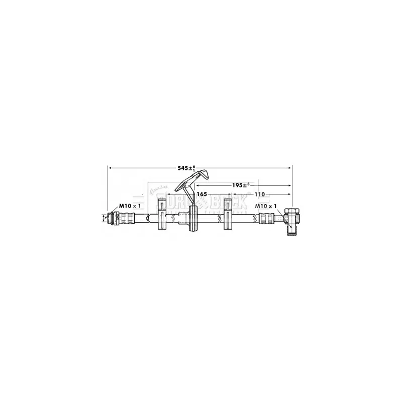 Flexible de frein BORG & BECK BBH7088