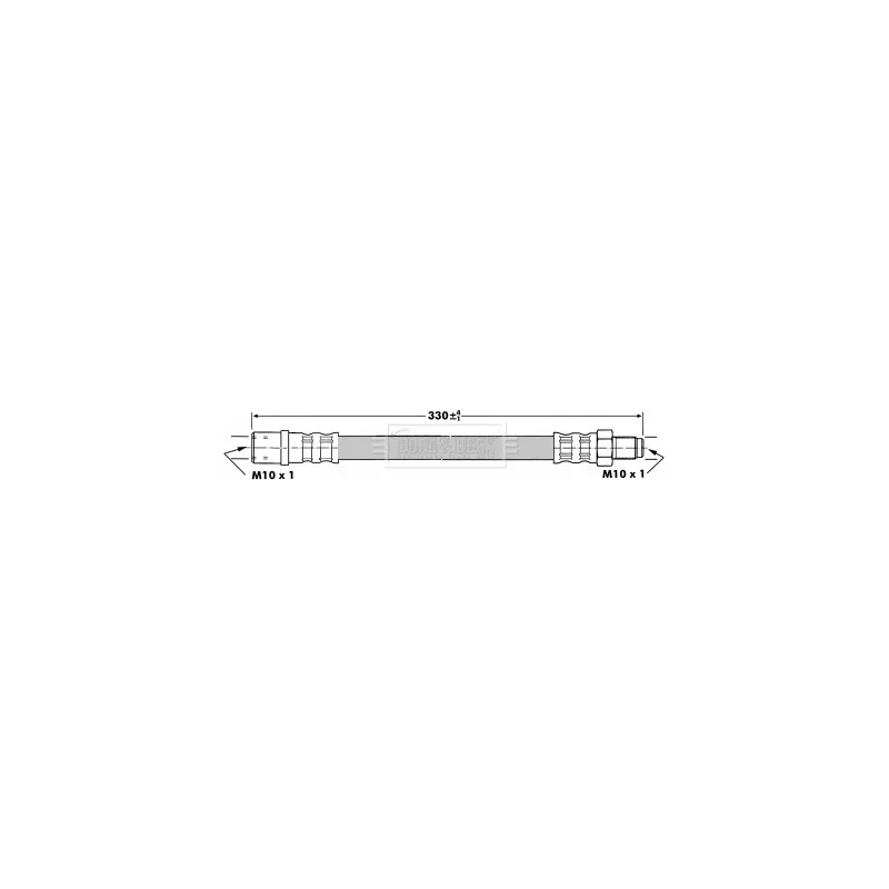 Flexible de frein BORG & BECK BBH7090