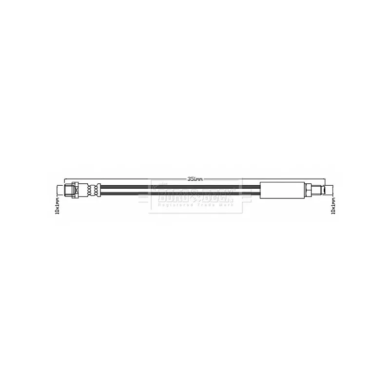 Flexible de frein BORG & BECK BBH7098
