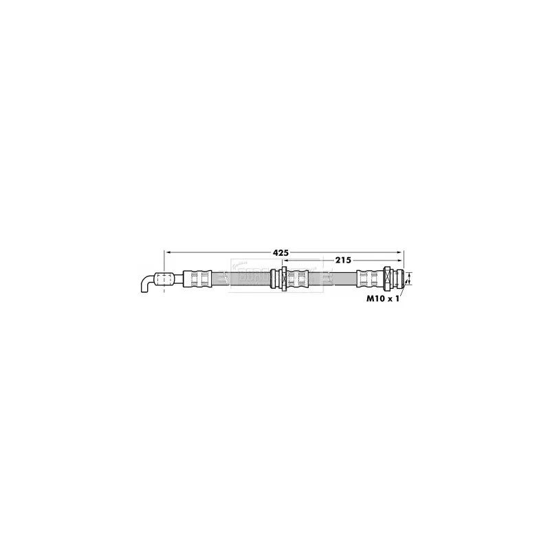 Flexible de frein BORG & BECK BBH7099