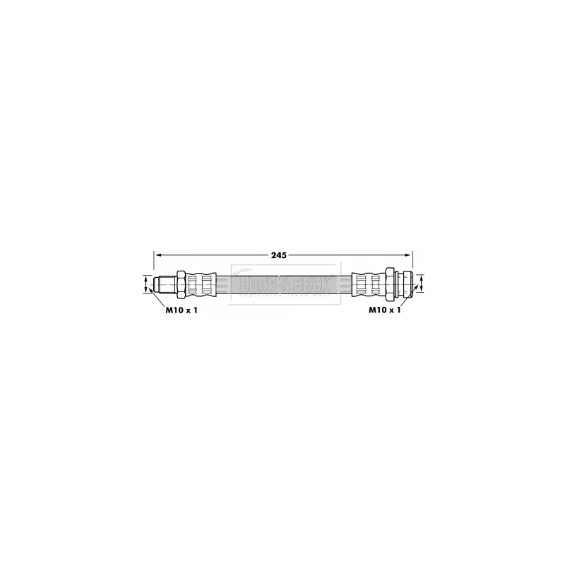 Flexible de frein BORG & BECK BBH7103
