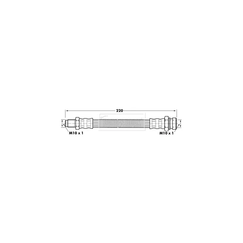Flexible de frein BORG & BECK BBH7105
