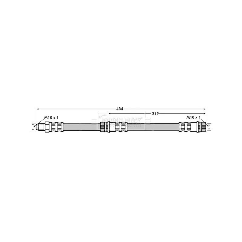 Flexible de frein BORG & BECK BBH7114