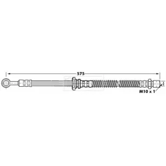 Flexible de frein BORG & BECK BBH7118