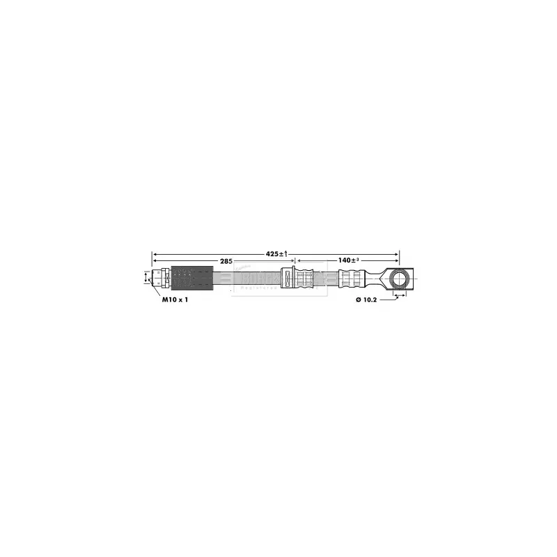 Flexible de frein BORG & BECK BBH7124