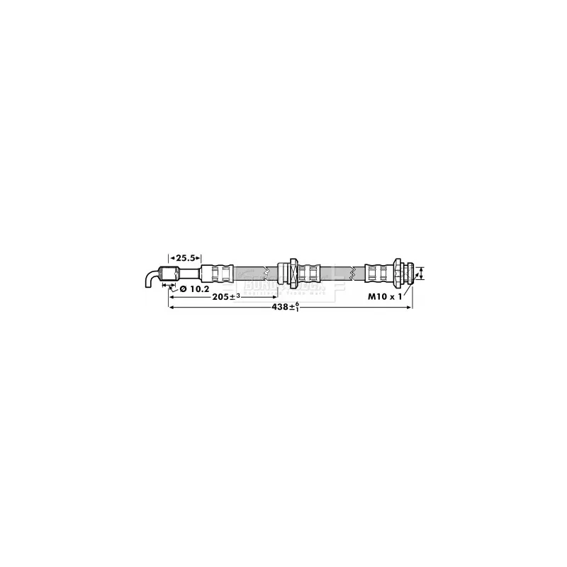 Flexible de frein BORG & BECK BBH7127