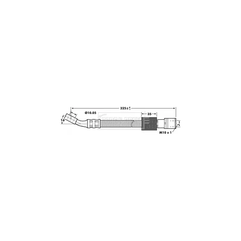 Flexible de frein BORG & BECK BBH7129