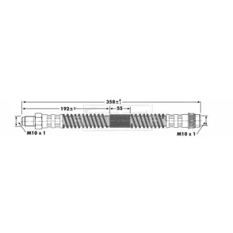 Flexible de frein BORG & BECK BBH7133