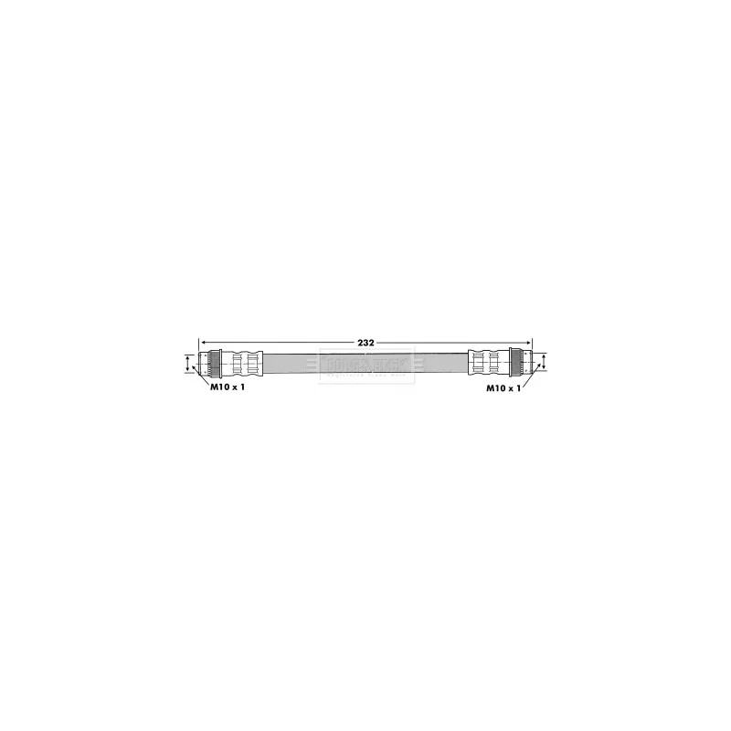 Flexible de frein BORG & BECK BBH7135
