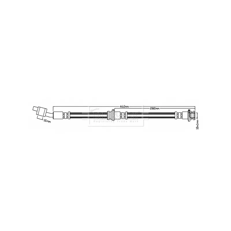 Flexible de frein BORG & BECK BBH7139