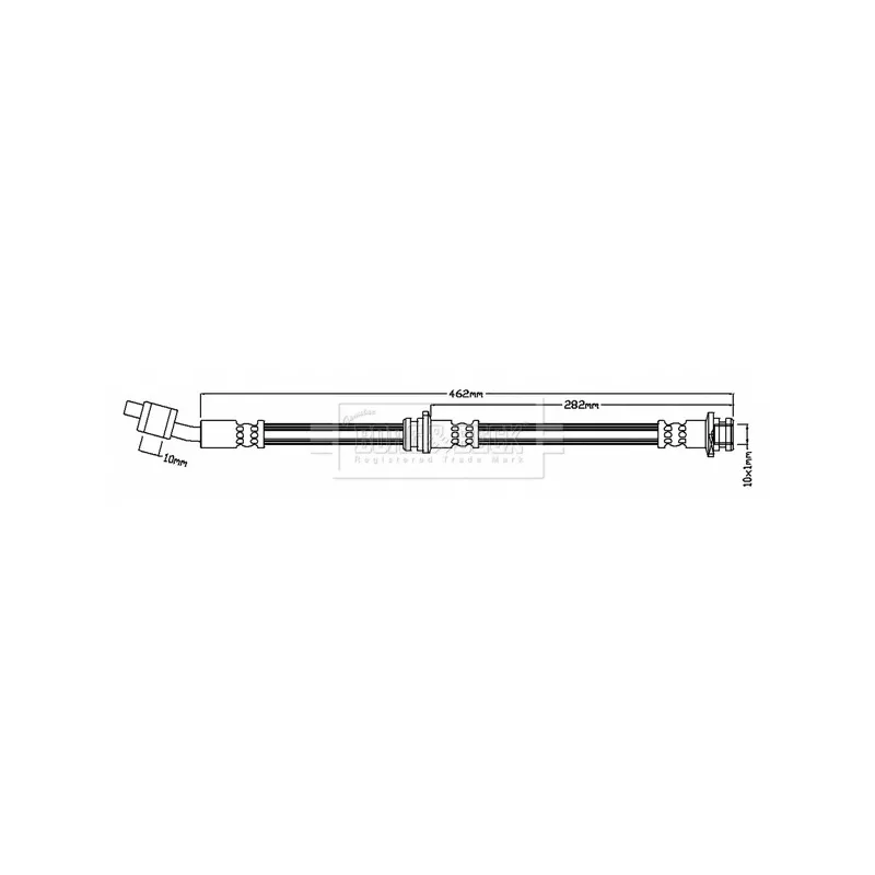 Flexible de frein BORG & BECK BBH7140